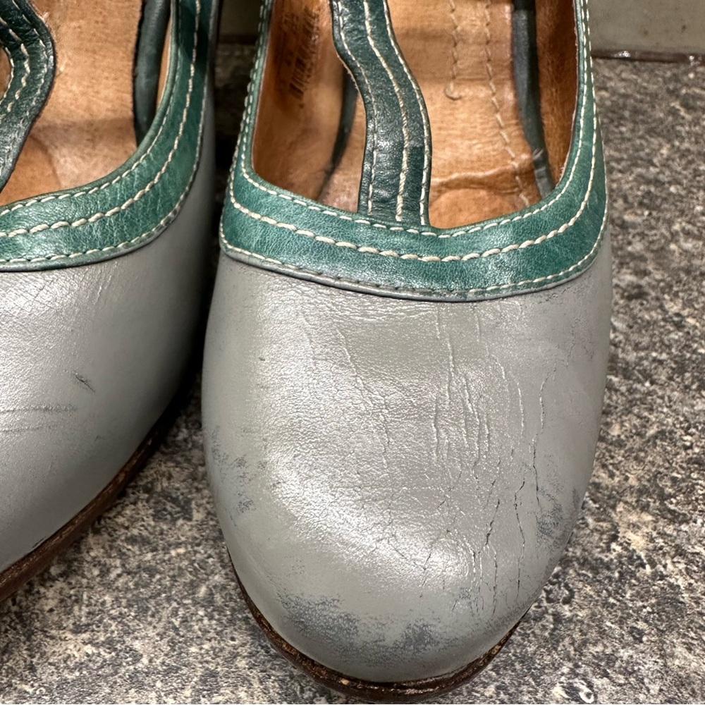 Fossil T Strap Shoes Size 7.5 Heels - Picture 8 of 12